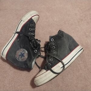 Converse Grey Hidden Wedge Size 7